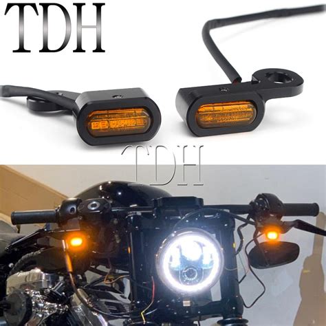 Amber Motorcycle Led Turn Signal Light For Harley Davidson Xl Sportster