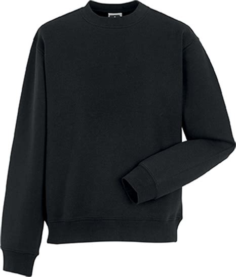 Authentic Sweatshirt Black Besticken Und Bedrucken Lassen Russell