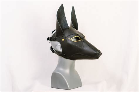 Pdf Pattern Leather Anubis Mask Etsy
