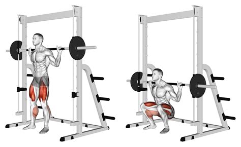 Smith Machine Squat Benefits Muscles Worked And More Inspire Us