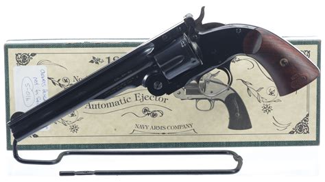 Ubertinavy Arms Company Model 1875 Schofield Revolver With Box Rock