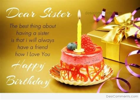 Happy birthday dear sister flowers. Dear Sister - Happy Birthday