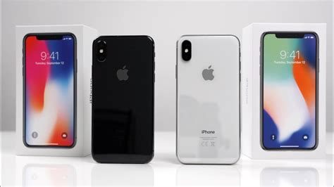 Apple Iphone X Farbvergleich Spacegrau Vs Silber