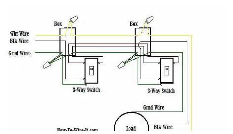 diagram for 3 way switch wiring