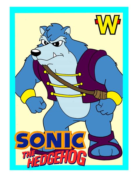 1994 Wolf Pack Freedom Fighter From Sonic By Donandron On Deviantart