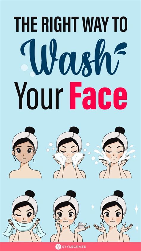 How To Wash Your Face Correctly Wash Your Face Face Washing Routine