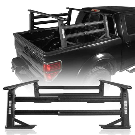 Buy Hooke Road Universal Overland HD Truck Bed Rack Aluminum Ladder Rack For Most Common Pickup