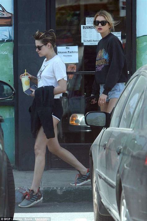 Kristen Stewart Showcases Pert Derriere In Short Shorts As She Grabs A