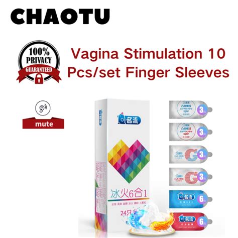 Vagina Stimulation 10 Pcs Set Finger Sleeves Latex Condoms Female Masturbation Sex Toys Lazada Ph