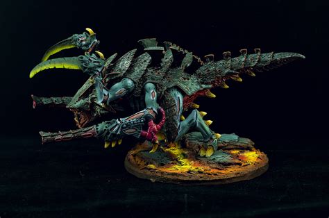 Tyranid Barbed Hierodule Warhammer 40k Painting Comission Etsy