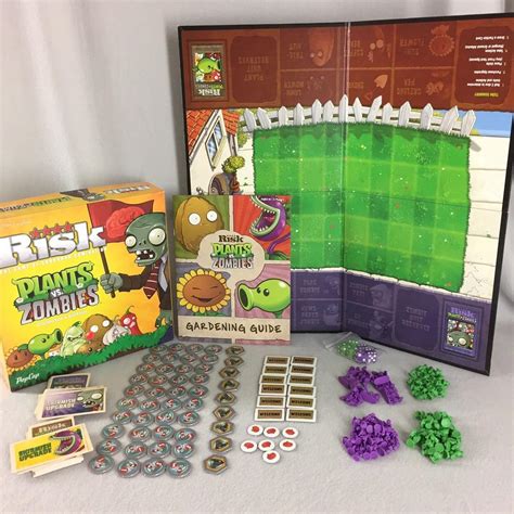 Risk Plants Vs Zombies Board Game Collectors Edition Complete