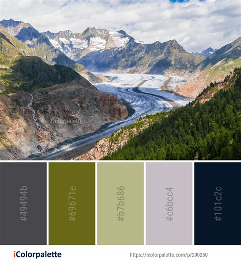 Color Palette ideas from 1955 Mountain Images | iColorpalette | Color palette, Color, Palette