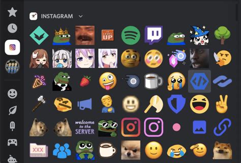 Discord Emoji Categories
