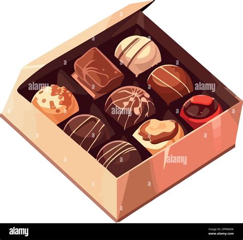 Heart Shaped Chocolate Box Vector Design Stock Vector Image And Art Alamy
