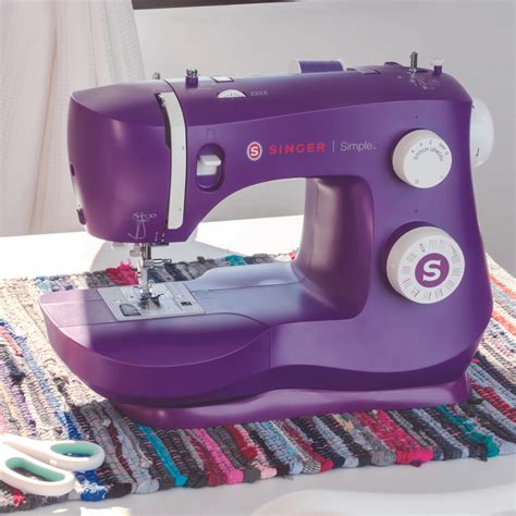 Singer Simple 3337 Mechanical Sewing Machine Purple Home And Garden