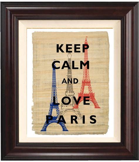 Keep Calm And Love Paris Print Keep Calm And Carry By Digimarthe