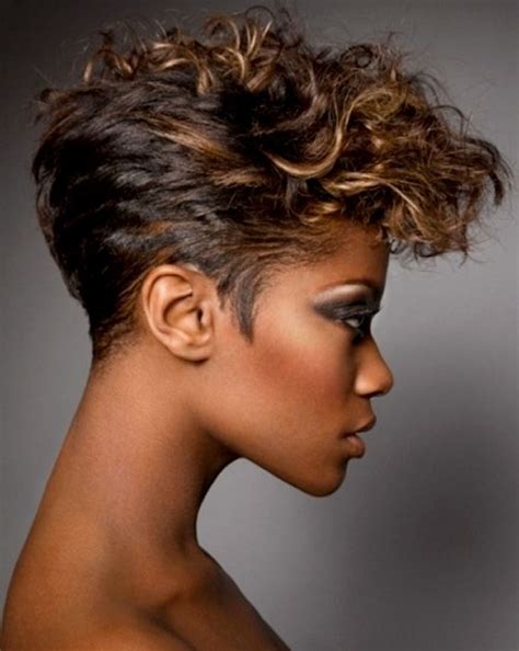 The Makeupc And Hairstyles Elegant Short Curly Hairstyles For Black