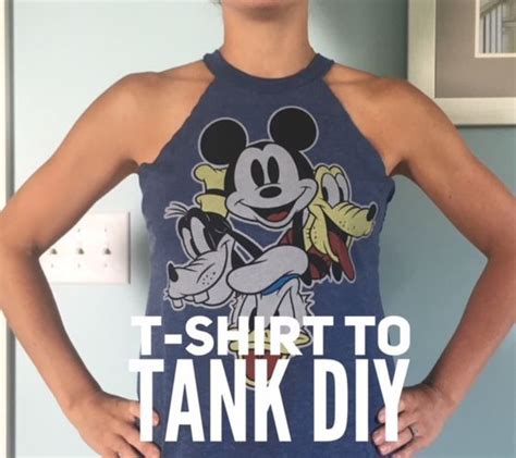 T Shirt To Tank Top Diy Tank Craft Repurpose Old Shirt Shirt