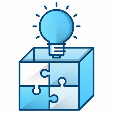 Box Idea Marketing Puzzle Seo Solution Icon
