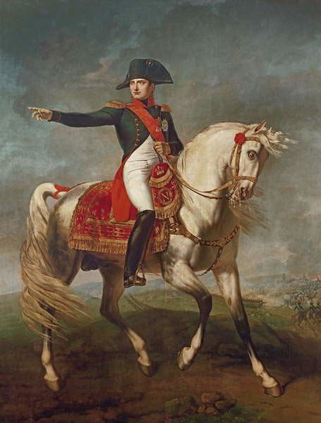 Наполео́н i, наполеон бонапарт (франц. Equestrian Portrait of Napoleon I (1769-1821) 1810 Reprodukcija umjetnosti- plakat, poster ...