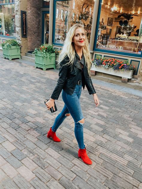 Https://wstravely.com/outfit/night Out Red Ankle Boots Outfit
