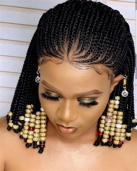 Cornrow Twists Box Braids Wig For Black Women Cornrow Wigs Micro Braid