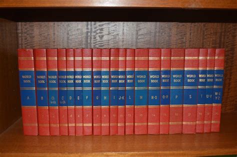 World Book Encyclopedia Set 1964 Red Covers encyclopedias - Antiquarian & Collectible