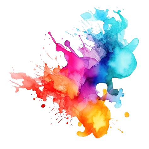 Watercolor Splash Abstract Watercolor Stain Brush Png Transparent