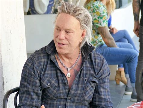 The Irregular Outlook Of Actor Mickey Rourke After Years