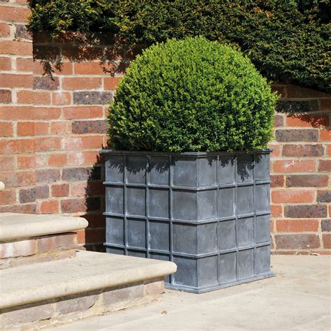 Sienna Square Steel Planters Harrod Horticultural