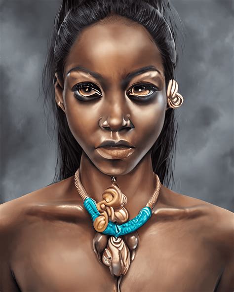 Hyperdetailed Melanin Dark Skinned Woman 8k Graphic Creative Fabrica