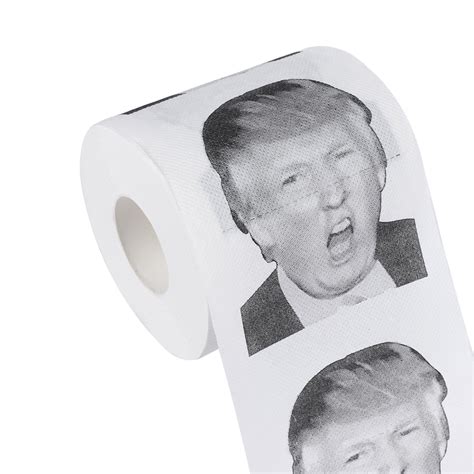 New Funny Toilet Paper Donald Trump Humour 100g Toilet Paper Roll