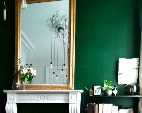 #vert # sapin #mur #peinture #salon #cheminée #labolav  Décoration