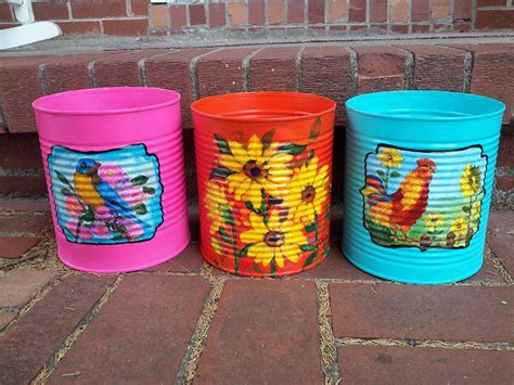 Pin By Sandra Jones On Tin Can Upcycled Coffee Cans Canning Tin Can