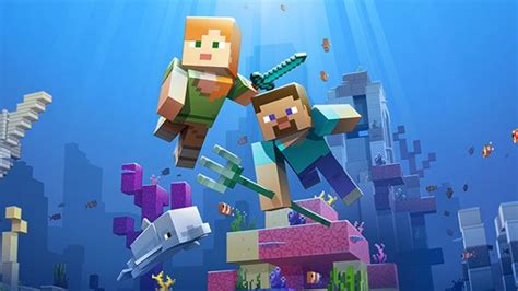 Minecraft Adds Swimming Fish And Sunken Treasure In The Update