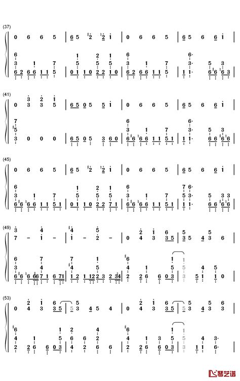 Black Shout钢琴简谱 数字双手 Roselia 简谱网