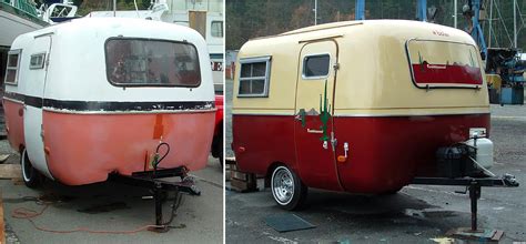 Boler Before And After Vintage Campers Trailers Trillium Camper
