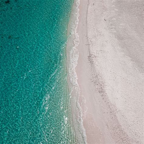 Download Wallpaper 2780x2780 Beach Sea Aerial View Water Sand Ipad