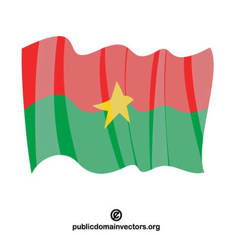 Flagge Von Burkina Faso Vektor Clipart Public Domain Vektoren