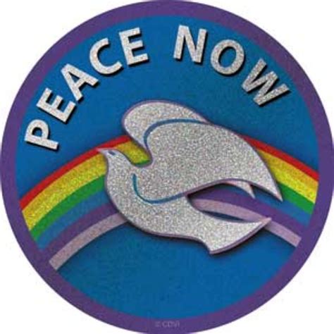 Peace Signs Peace Now Dove Glitter Vinyl Sticker At Sticker Shoppe