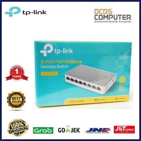 Jual Tp Link Tl Sf1008d 8 Port 10 100mbps Desktop Switch Swich Hub Di Lapak Dunia Computer Dan