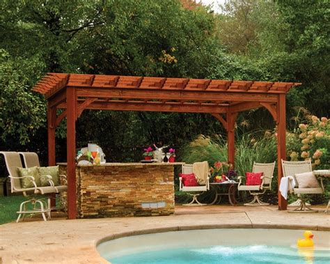 Traditional Wooden Pergola Green Acres Outdoor Living