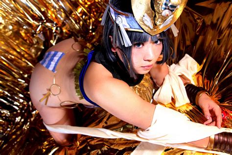 Chouzuki Maryou Menace Queens Blade 1girl Asian Black Hair