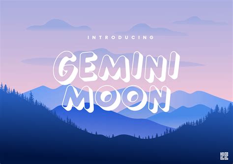 Gemini Moon By Docallisme Thehungryjpeg