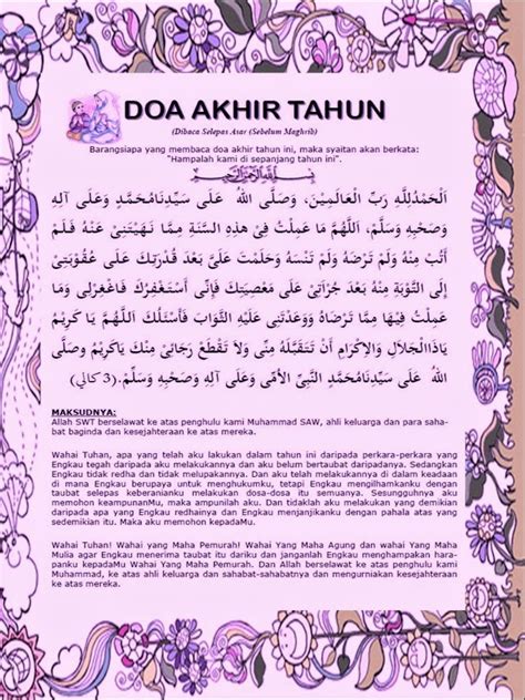 Assalamu'alaikum waroh matullohi wabarokatuh bismillahi alhamdulillah asholatu wasalamu 'ala rosulillah la haula wala. Doa Penutup Akhir Tahun - Hearty . Love . Healthy