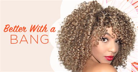 These wavy cuts and styles are sexy, fun, and curly hair can get weighed down with a longer length. Curly Bangs You'll Love | DevaCurl Blog