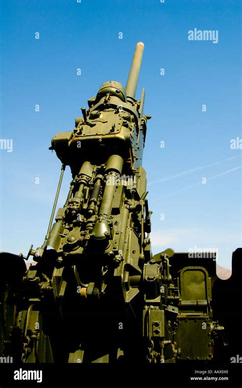 Anti Aircraft Air Defense Artillery Cannon Stock Photo Alamy