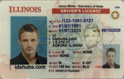 Illinois Fake Id Best Scannable Driver License Maker