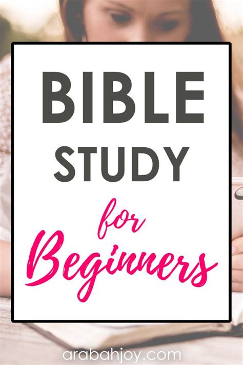 Printable Beginners Bible Study