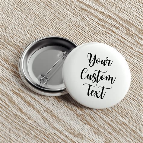 Personalized Button Pin Custom Button Personalized Pin Etsy